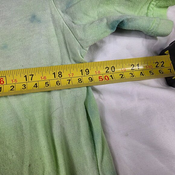 Broken Promises Guilt Anime Graphic Large Green Shirt Tie Dye Short Sleeve - Picture 10 of 12